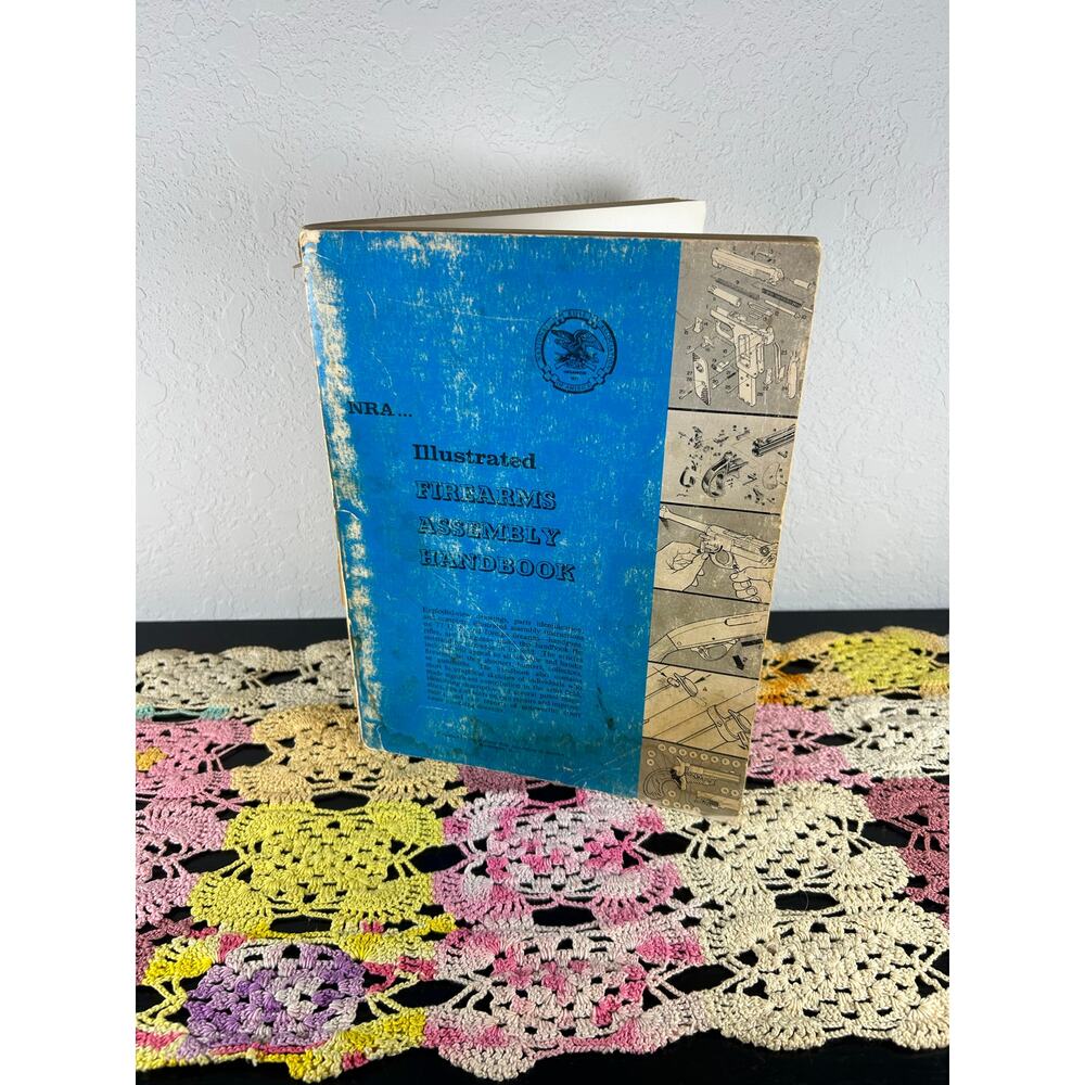 Vintage Paperback NRA Firearms Assembly Handbook- 1960s- some wear- blue cover